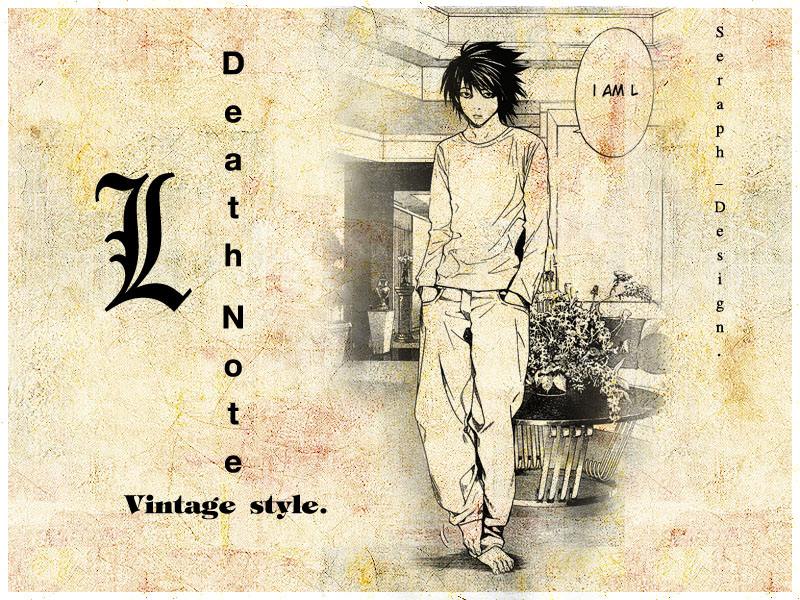 l death note wallpaper. L - [Death Note]