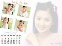 Song Hye Kyo (Calender June 2007) ^_^