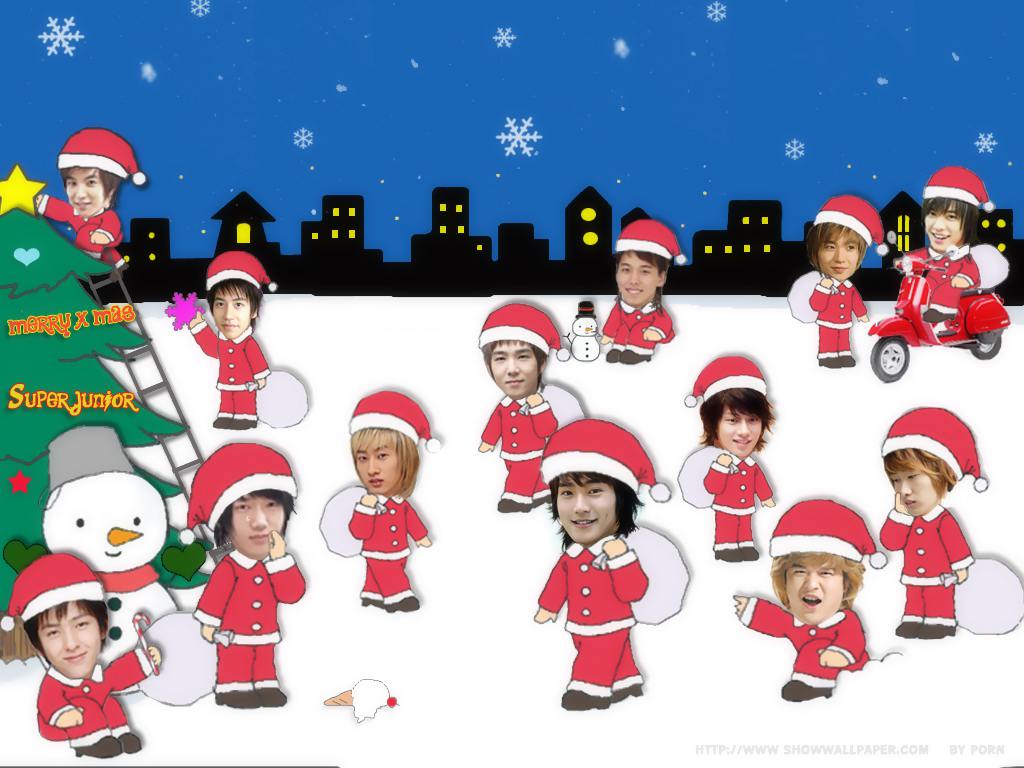 suju x'mas Wallpaper by porn