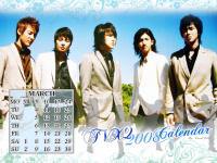 -+TVXQ 2008 Calendar - March+-