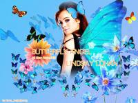 butterfly angel - lindsay  lohan