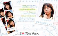 My Name is :: Tae Yeon 