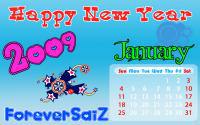 ปฏิทินปี2009 เดือน มกราคม[-หัดทำครับ-]