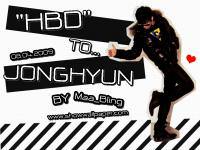 ็"HBD"_; Jonghyun