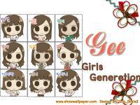 Gee SNSD  แบบการ์ตูน