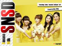 SNSD Banana Milk  CF ;