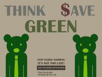 Be Bear :: Think Green $ave Green