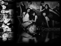 SNSD black and white