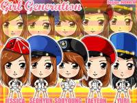 JESSICA SEOHYUN SOOYOUNG TAEYEON YURI GENIE CARTOON