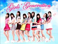 Girls' Generation in blue sky.