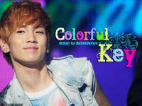 colorful key