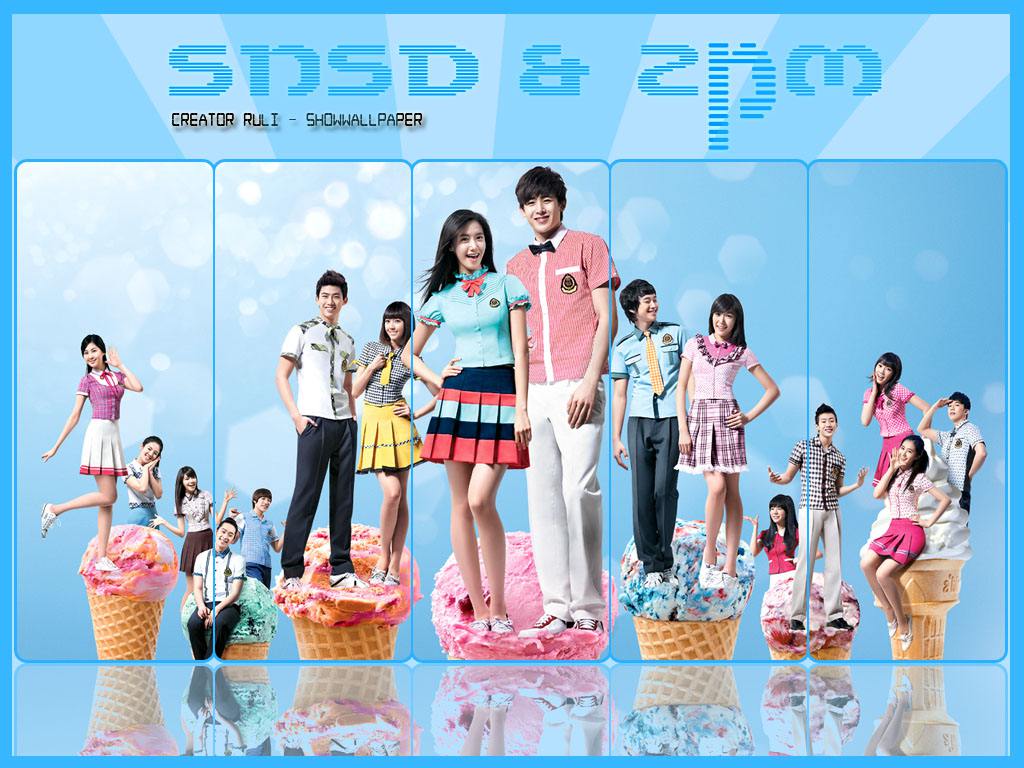 snsd amp; 2pm coLaboration^^ Wallpaper