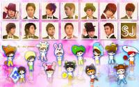 SUPER JUNIOR & CARTOON IN CONCRET