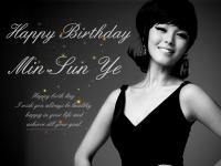 HBD Min Sun Ye