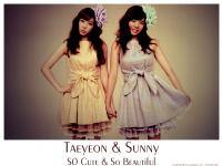 Taeyeon & Sunny In Poraroid 
