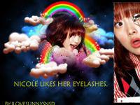Nicole loves her eyelashes (Kara)