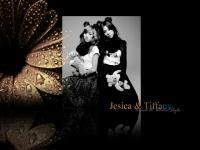 Jessica & Tiffany In The Black white Style