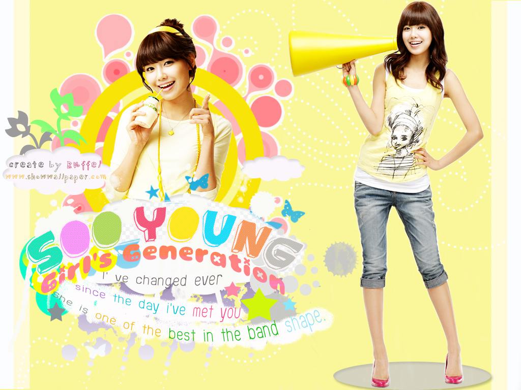 soo young - snsd :; with bright yellow