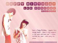 HBD Lee Donghae - Super Junior