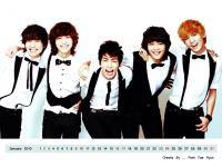 SHINee - Calandar Jan 2010 Ver.1