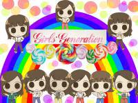 SNSD GEE CARTOON