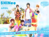 SHINee Calendar 2010 April...