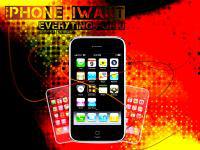 iphone iwant graphic wallpaper