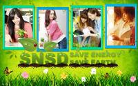 SNSD "save energy save earth"