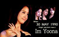 Yoona was born 30/5/90