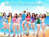 snsd on the beach