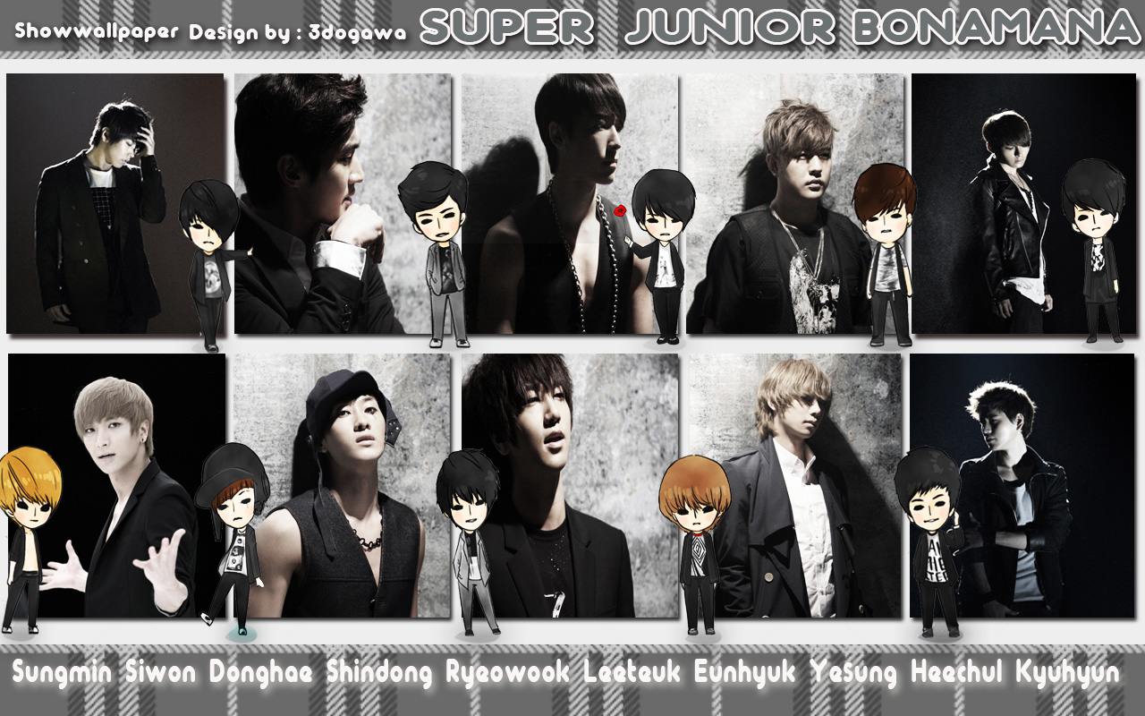 800 jpeg 375kB, Super Junior quot;BONAMANAquot; [Pic and Cartoon] Wallpaper