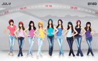 Girls Generation _calender July 2010