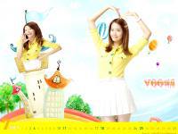 Girls Generation_Yoona Calender July 2010