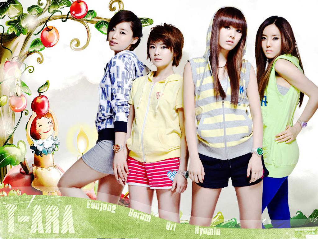 T-ara : Eunjung Boram Qri Hyomin Wallpaper