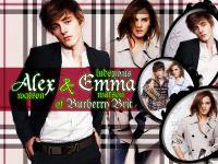 Alex Watson & Emma Watson: Burberry Brit