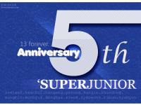 5th Anniversary { SUPERJUNIOR }.