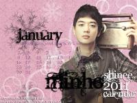 shinee 2011 calendar (Minho)