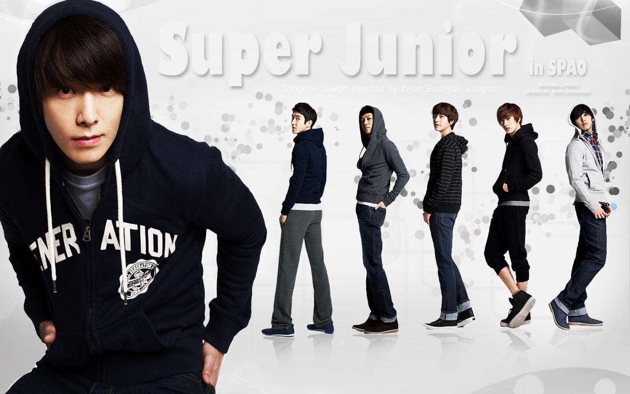 Super Junior in SPAO 2011 Wallpaper