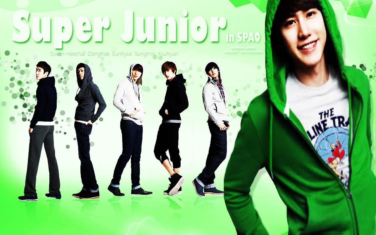 Super Junior in SPAO 2011 Wallpaper