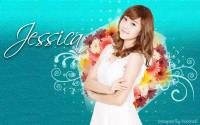 Jessica @ SNSD w/t Blue BG