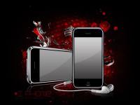 i-Phone {red holic } .