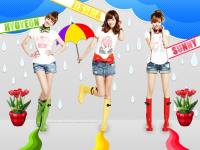 Hyoyeon Jessica Sunny - Raining Day !