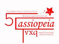 - Happy 5th anniversary cassiopeia ♥ .