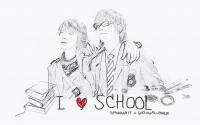 `I ♥ SCHOOL w'