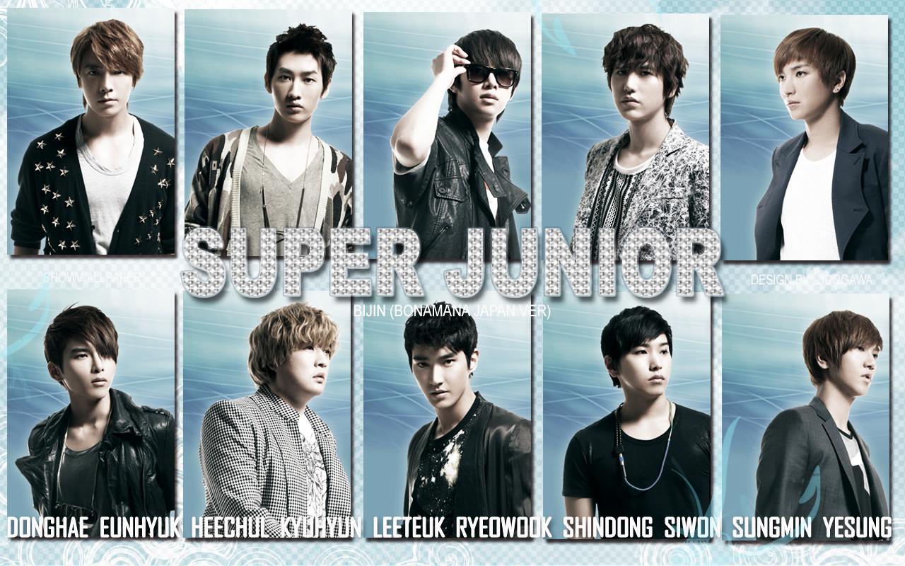 Super Junior 39;Bijin39; Bonamana Jap.Ver Wallpaper