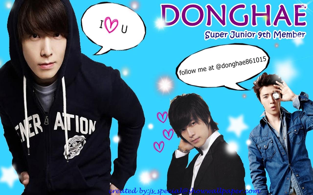 Super Junior 9th Member  Donghae Wallpaper