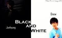 Onew & Junhyung : Black And White