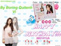 Happy Birthday Seo huyn(snsd)