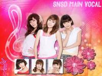 snsd MAin vocal