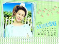 SNSD's Sunny August'11 Calendar